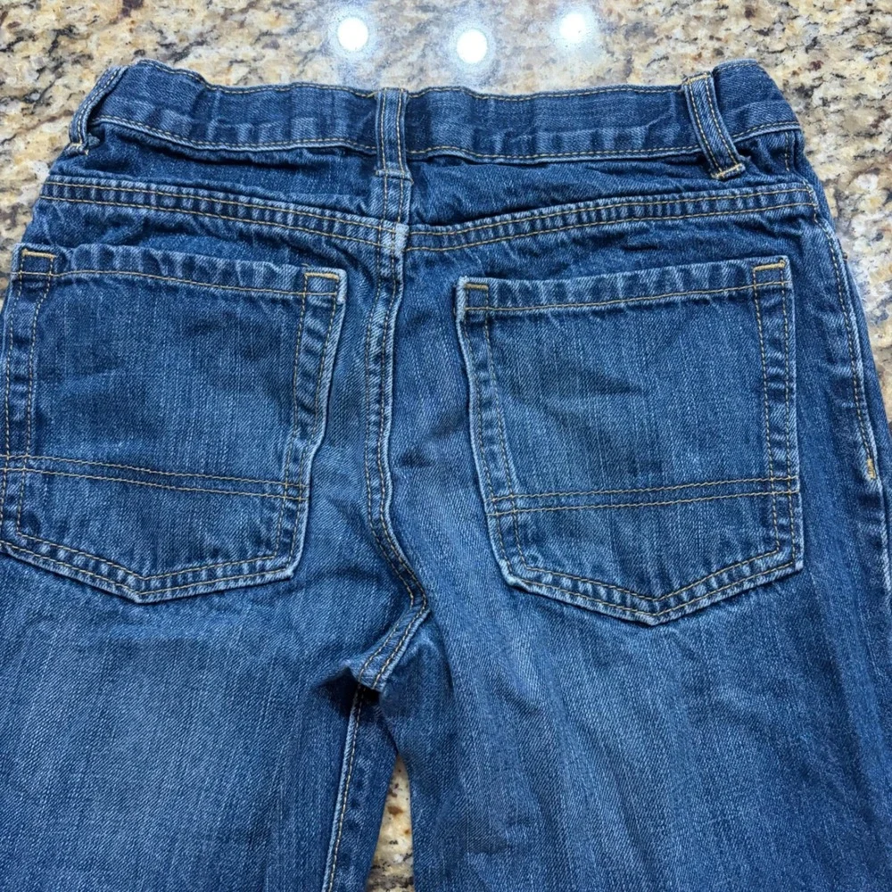 Old Navy Boys Straight Leg Jeans Size 12 Regular Medium Wash Blue Denim Pants